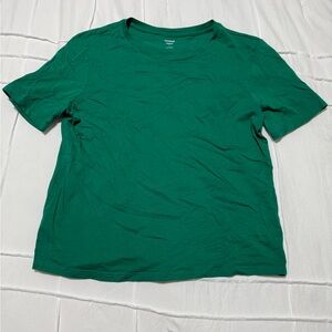 Express Kelley Green Skimming Tee